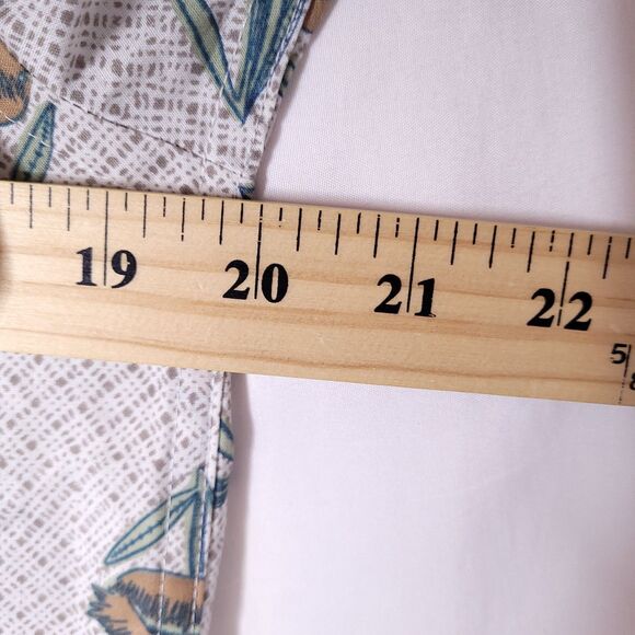 Patagonia Shirt Mens Small Floral Go To Sienna Clay Button Down Organic Cotton - Picture 7 of 11